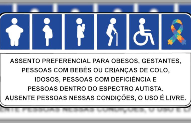 Transportes do Rio terão assentos preferenciais com símbolo do Espectro Autista