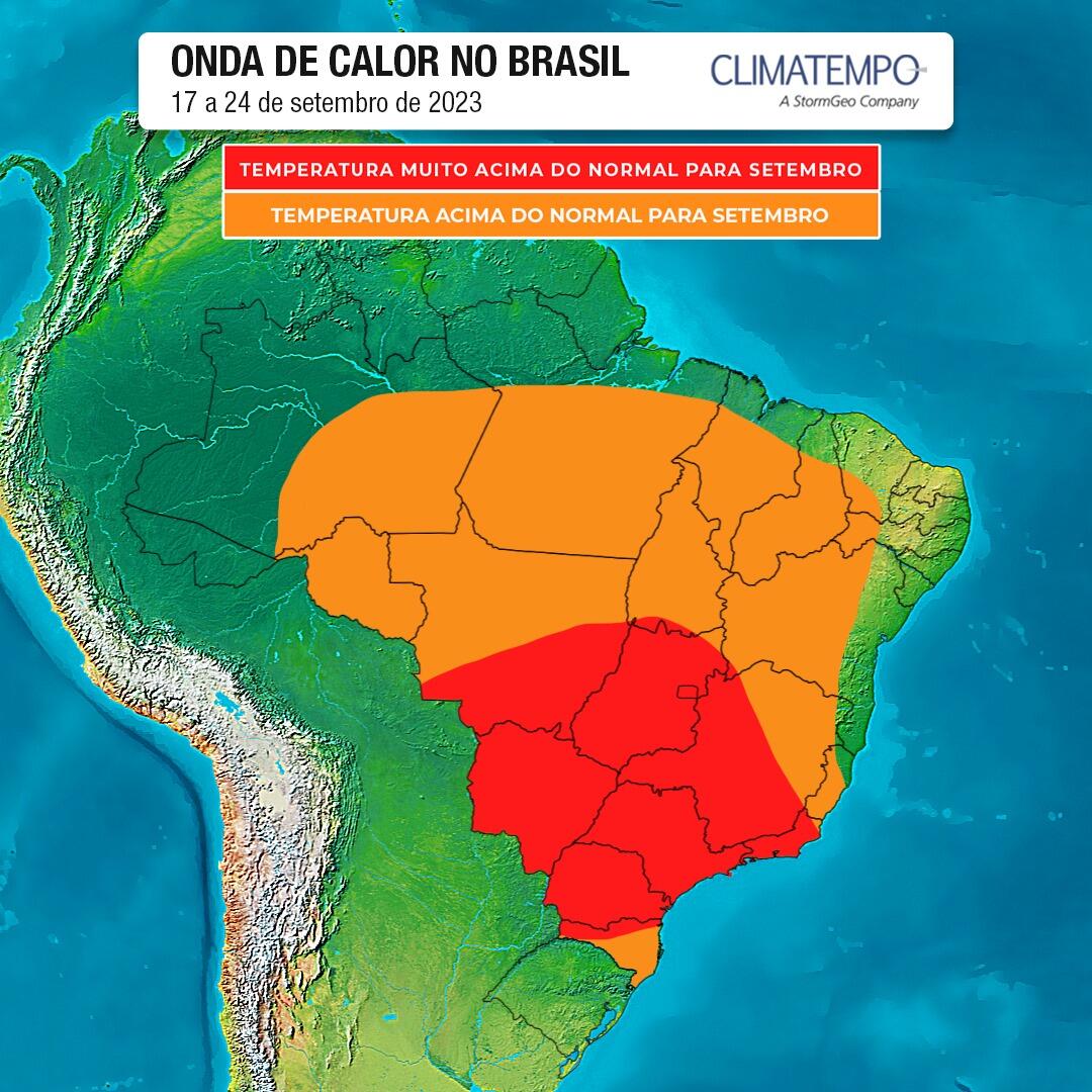 Onda de calor encerra inverno no Brasil com recorde de temperaturas