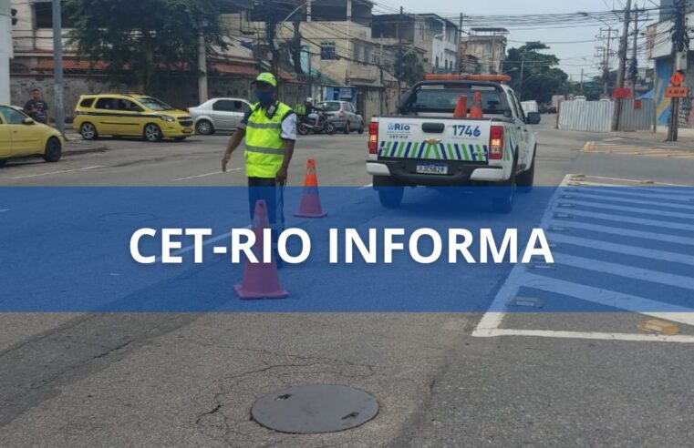 COR-Rio monta lista de interdições prolongadas para a semana na capital