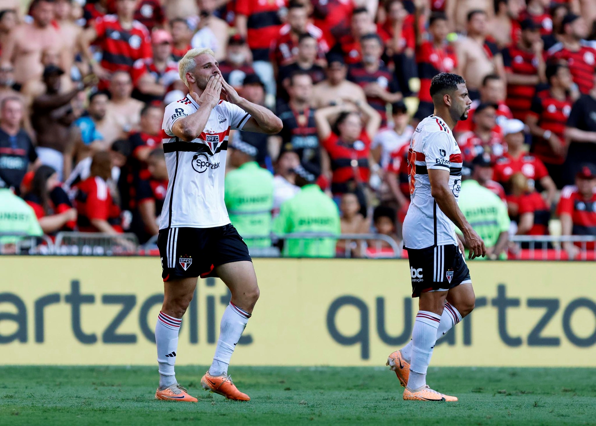 #CopadoBrasil: com gol de Calleri, Flamengo perde para o São Paulo por 1 a 0, no Maracanã