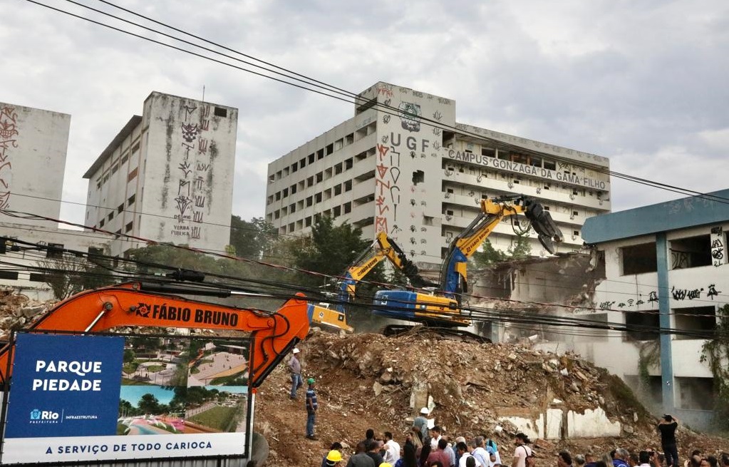 Prefeitura inicia obra do Parque Piedade no antigo campus da Gama Filho