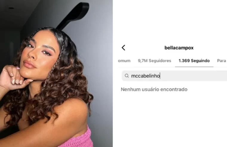 Bella Campos dá unfollow em MC Cabelinho após negar rumores de volta do relacionamento