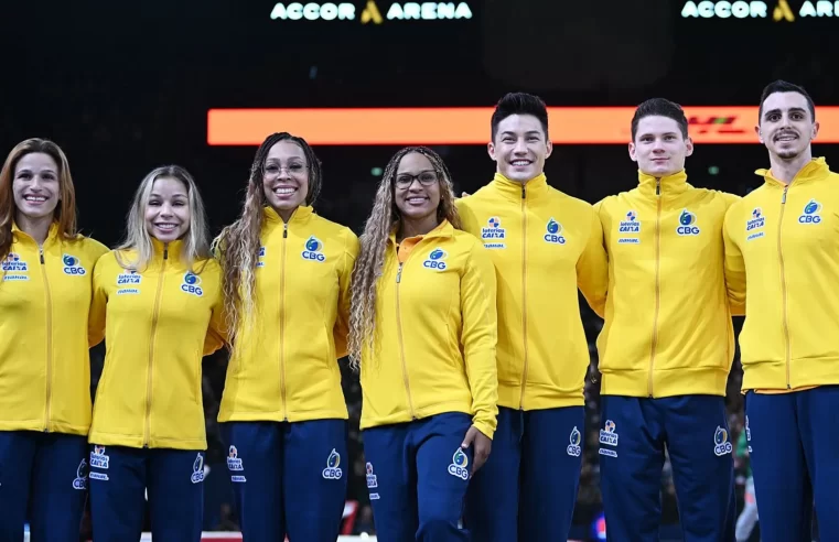 Brasil conquista cinco medalhas da Copa do Mundo de Ginástica Artística de Paris 