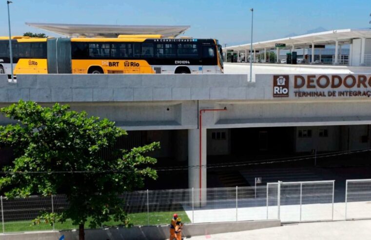 Terminal de Deodoro é inaugurado e vai integrar trens da Supervia, ônibus e BRT