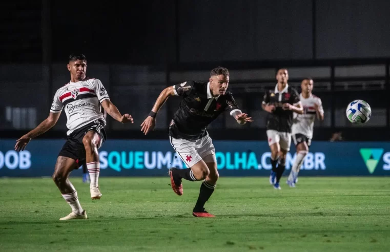 #Brasileirão: Vasco empata em 0 a 0 com o São Paulo em São Januário