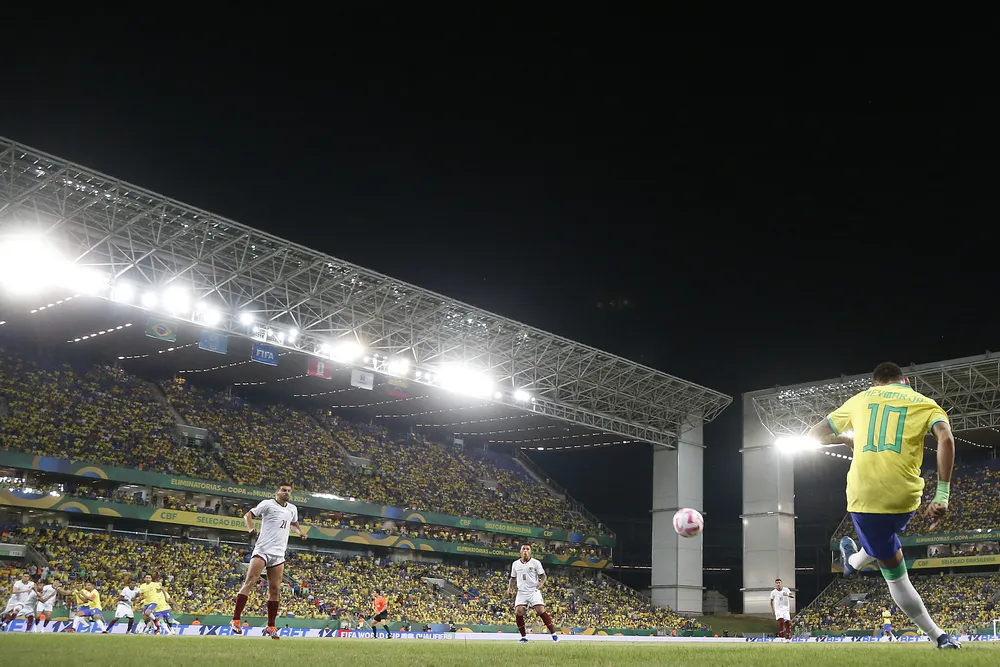 #CopadoMundo: Brasil empata em 1 a 1 com a Venezuela e cai para 2º nas Eliminatórias 