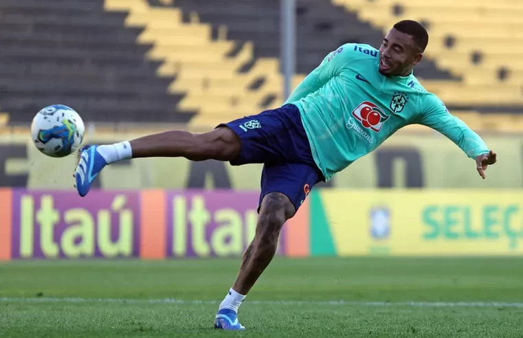 #SeleçãoBrasileira: Gabriel Jesus é titular no jogo desta terça-feira 