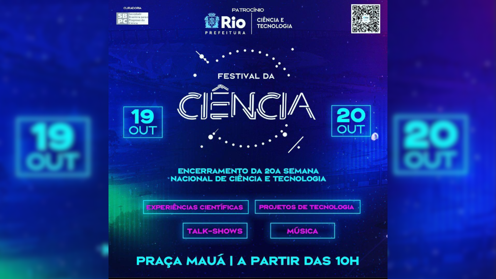 Praça Mauá sedia primeiro Festival da Ciência promovido pela Prefeitura do Rio