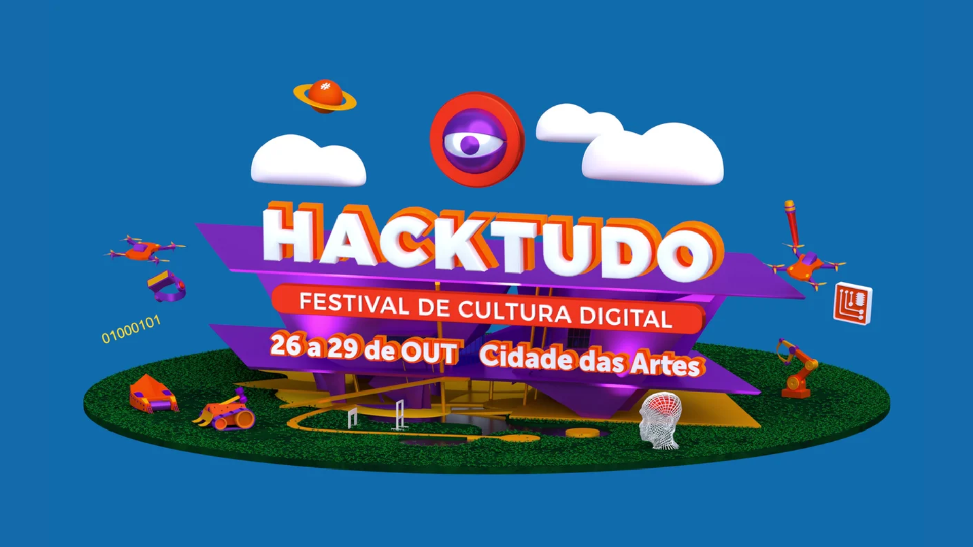 Cidade das Artes sedia ‘Hacktudo’, um dos maiores festivais de cultura digital