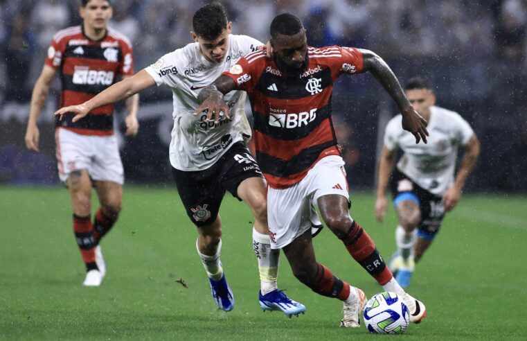 #Brasileirão: Corinthians empata com Flamengo por 1 a 1