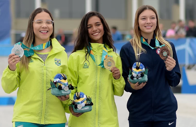 #Pan2023: Rayssa Leal conquista o ouro e Pâmela Rosa fica em segundo