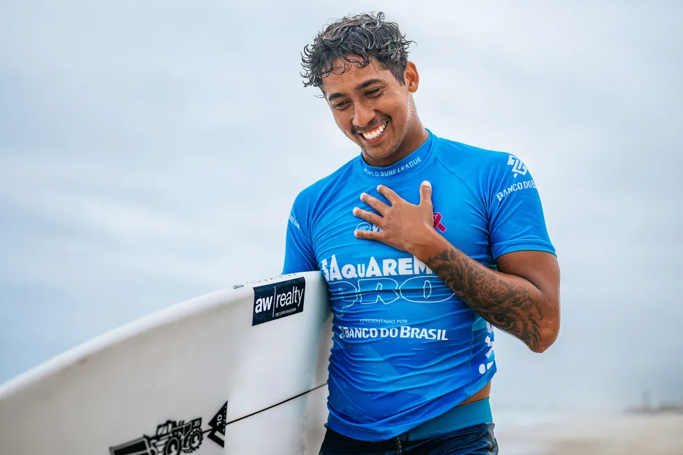 #WSL: Samuel Pupo volta à elite do surfe 