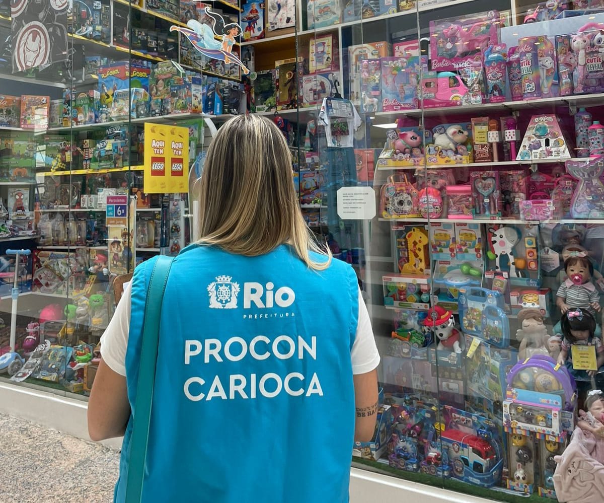 Procon Carioca encontra irregularidades em lojas físicas e online no Dia das Crianças