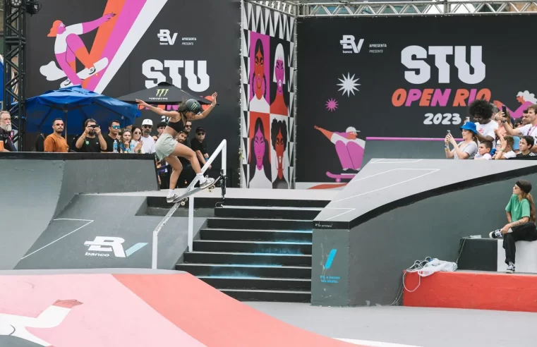 Rayssa Leal é tricampeã no street feminino no STU Open Rio. Pedro Barros venceu no masculino