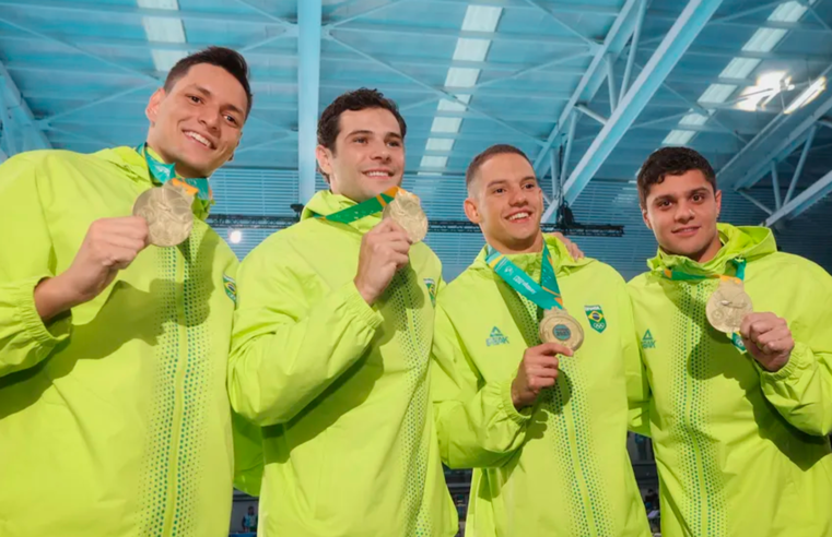 #Pan2023: com ouro no skate e na natação, Brasil fechou o 1º dia com 13 medalhas