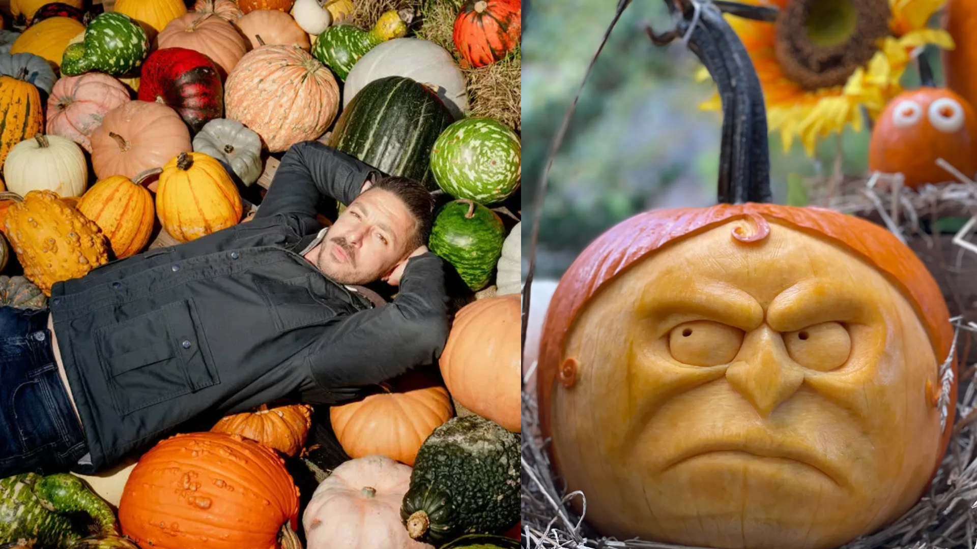 Americano ganha até R$ 25 mil esculpindo abóboras no Halloween