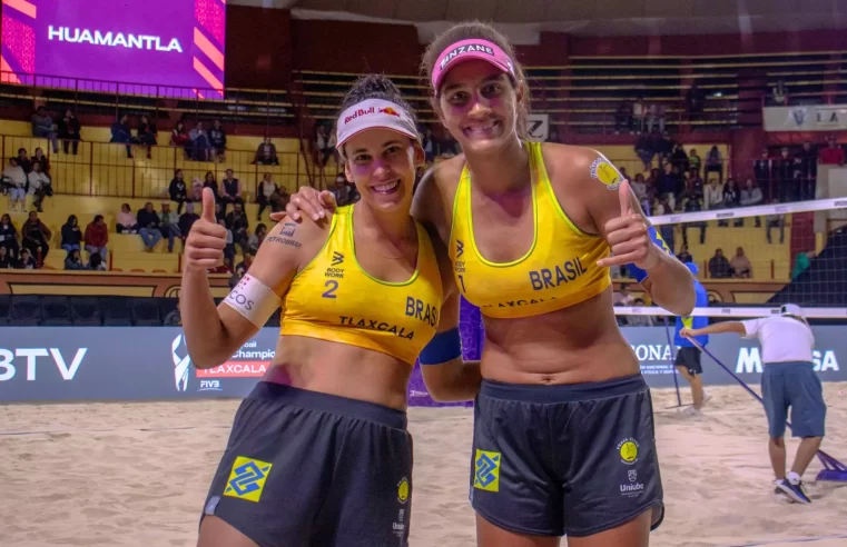 Duda e Ana Patrícia são vice-campeãs no Mundial de Vôlei de Praia no México