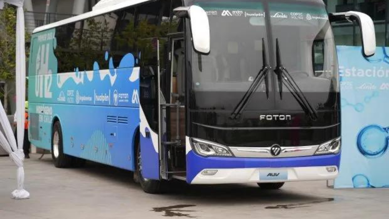 Chile lança 1º ônibus a hidrogênio para transporte interurbano do país