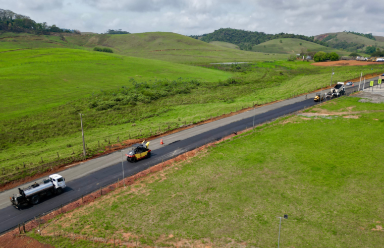 Governo do Estado vistoria obras na RJ-161, em Resende