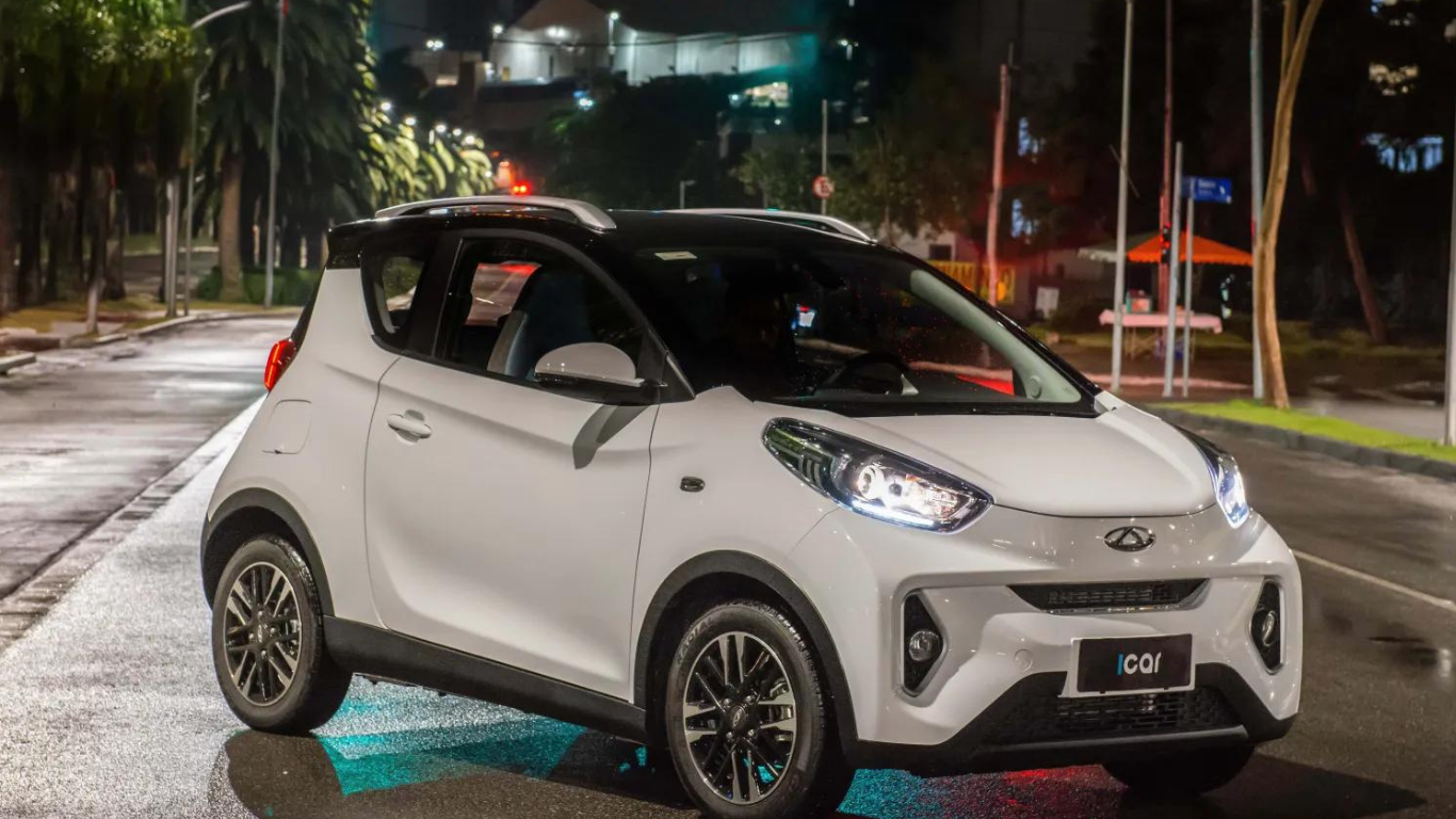 Caoa Chery Icar é o carro elétrico mais barato do Brasil, segundo Revista 4 Rodas