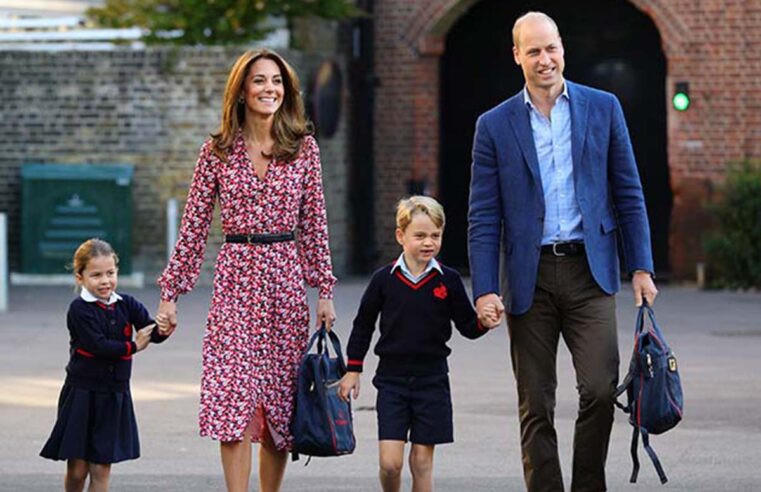 William, Príncipe de Gales, decide enviar George para um internato. Kate Middleton discorda