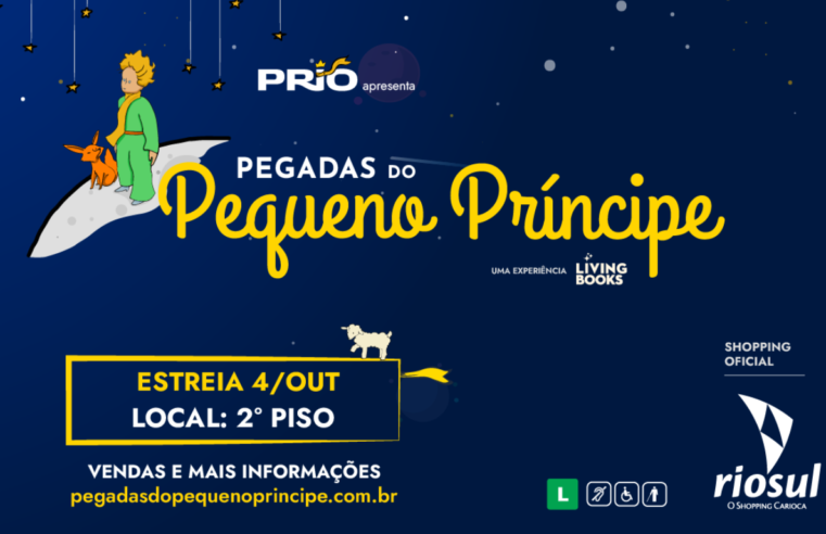 Shopping Rio Sul recebe exposição ‘Pegadas do Pequeno Príncipe’