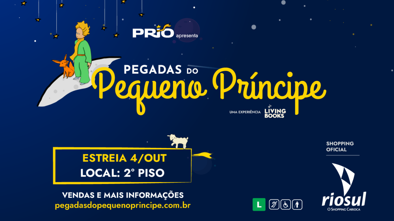 Shopping Rio Sul recebe exposição ‘Pegadas do Pequeno Príncipe’