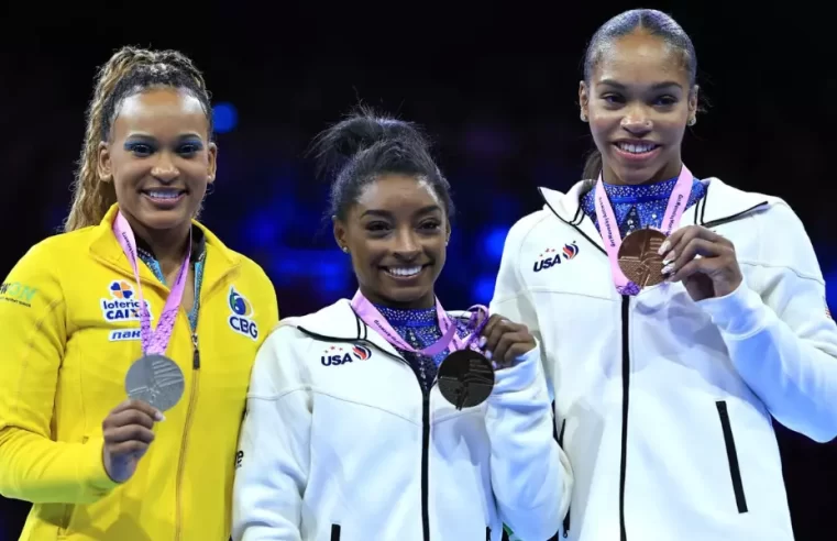 Rebeca Andrade é medalha de prata no Mundial de Ginástica Artística 