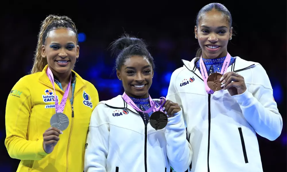 Rebeca Andrade é medalha de prata no Mundial de Ginástica Artística 