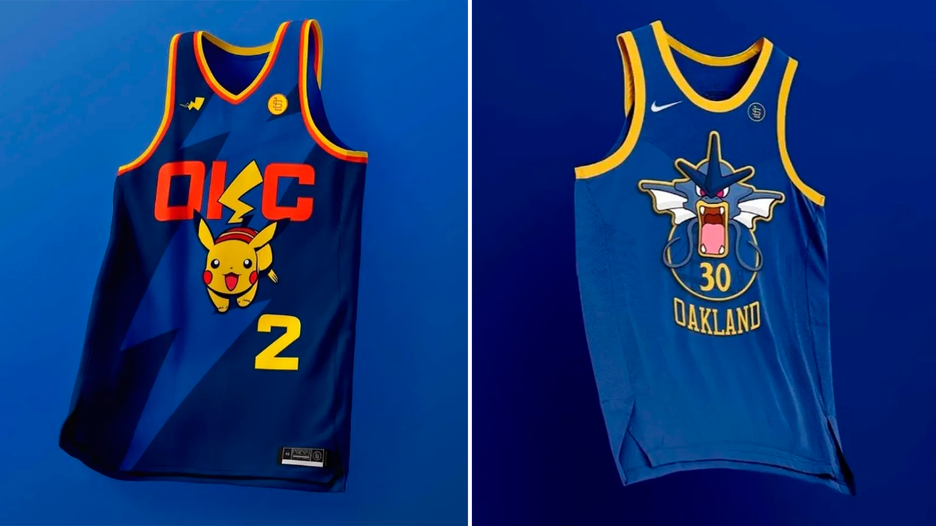 Designer recria camisas de times na NBA inspiradas em personagens de Pokémon 