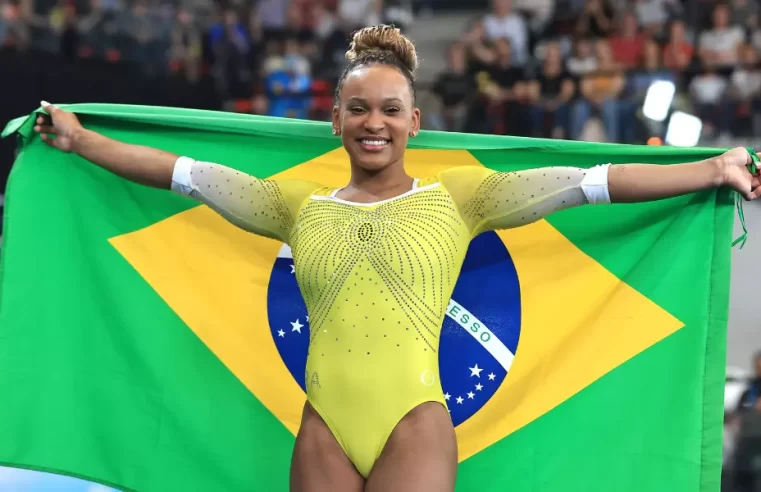 ‘Foi especial’: Rebeca Andrade acredita que prata em Paris marcou despedida do individual geral