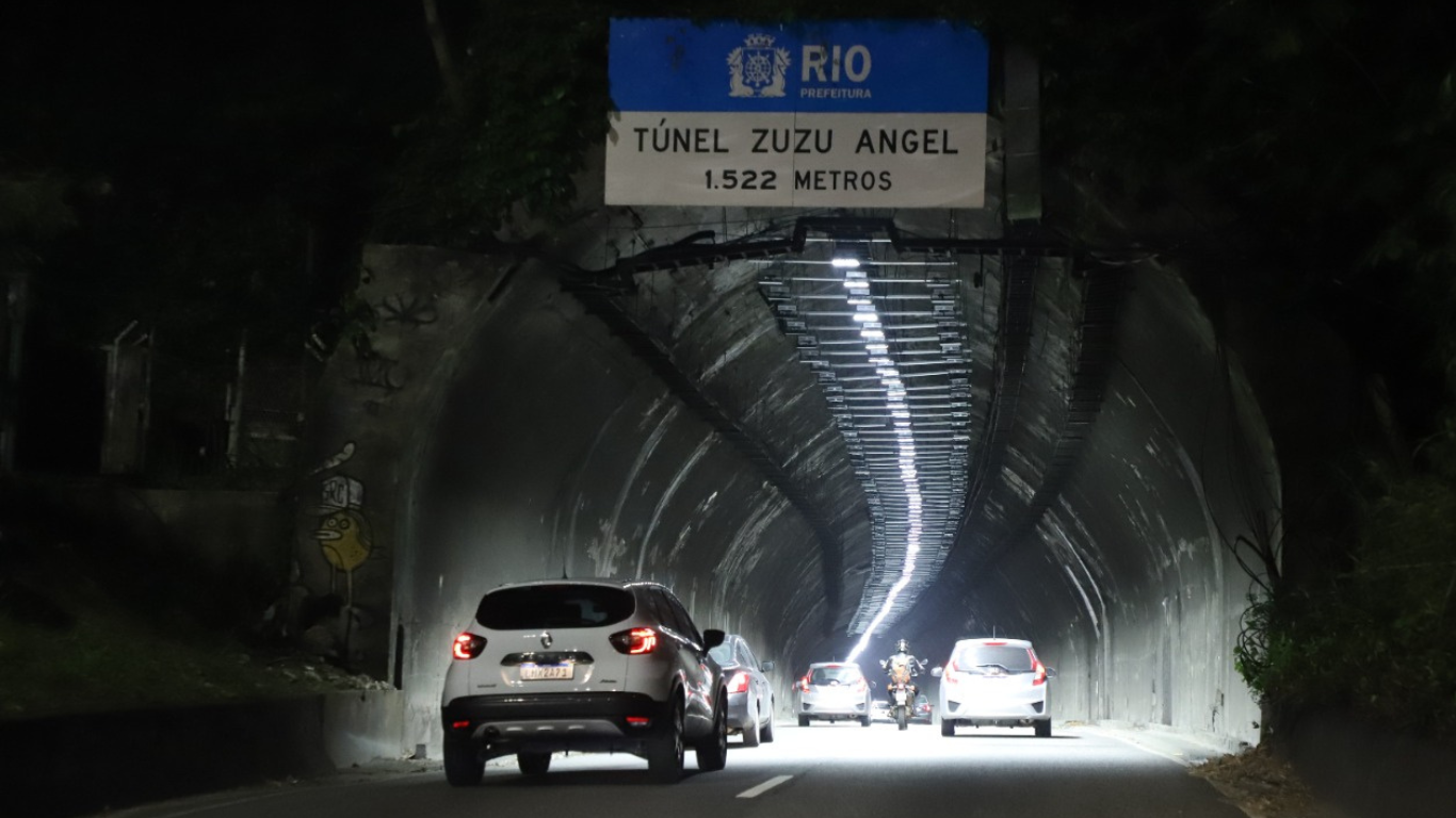 Túneis Zuzu Angel, Acústico e Rebouças fecharão para obras nesta segunda-feira