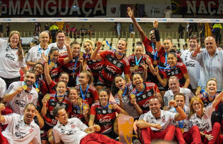 Sesc Flamengo vence Fluminense por 3 o 0 no Campeonato Carioca de vôlei 