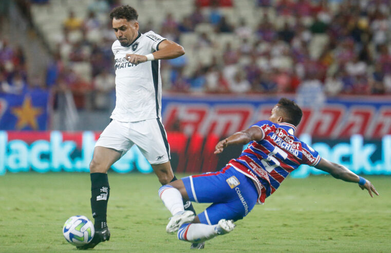 #Brasileirão: Botafogo empata em 2 a 2 com o Fortaleza e perde chance de retomar liderança