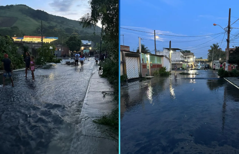 Adutora em Nova Iguaçu rompe e afeta 27 bairros da Zona Norte