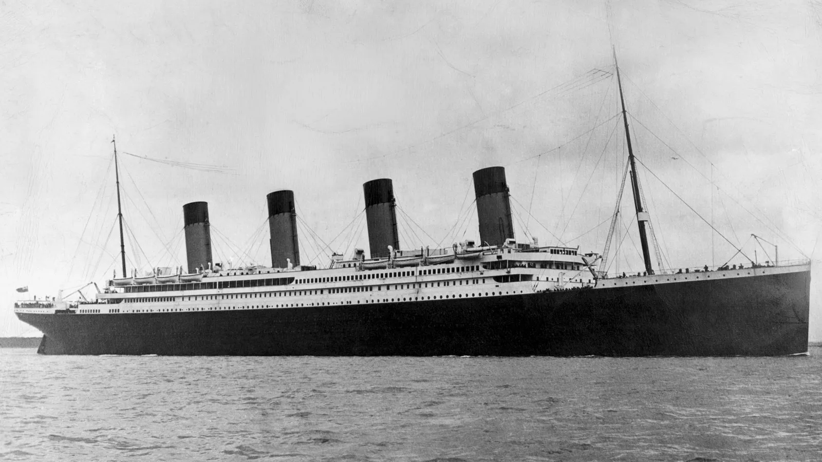 Menu da 1ª classe do Titanic é leiloado por R$ 491 mil