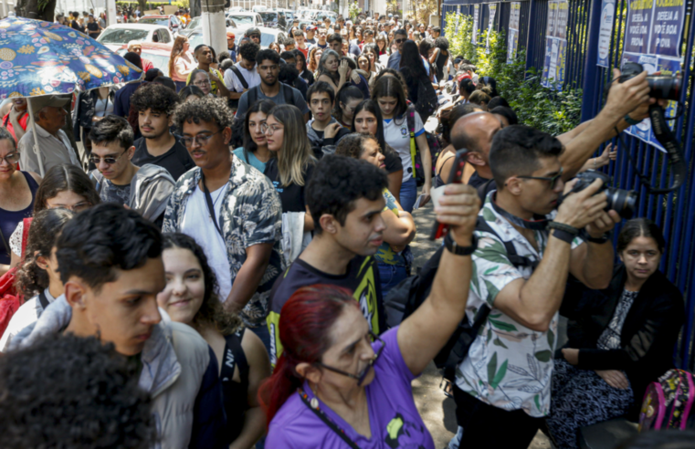 Primeiro dia de Enem 2023 registra 28,1% de ausências médias