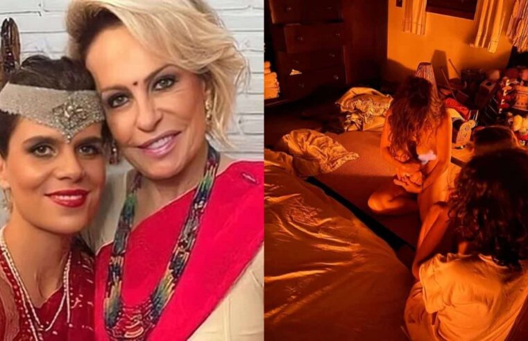 Filha de Ana Maria Braga dá a luz em sítio afastado, onde mora