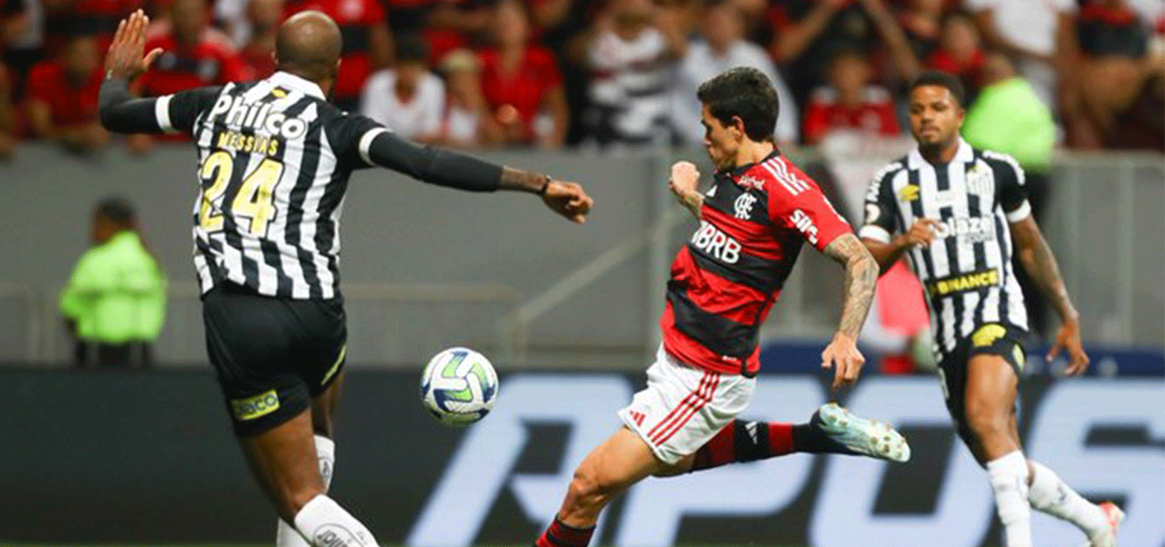 #Brasileirão: Santos vence Flamengo por 2 a 1