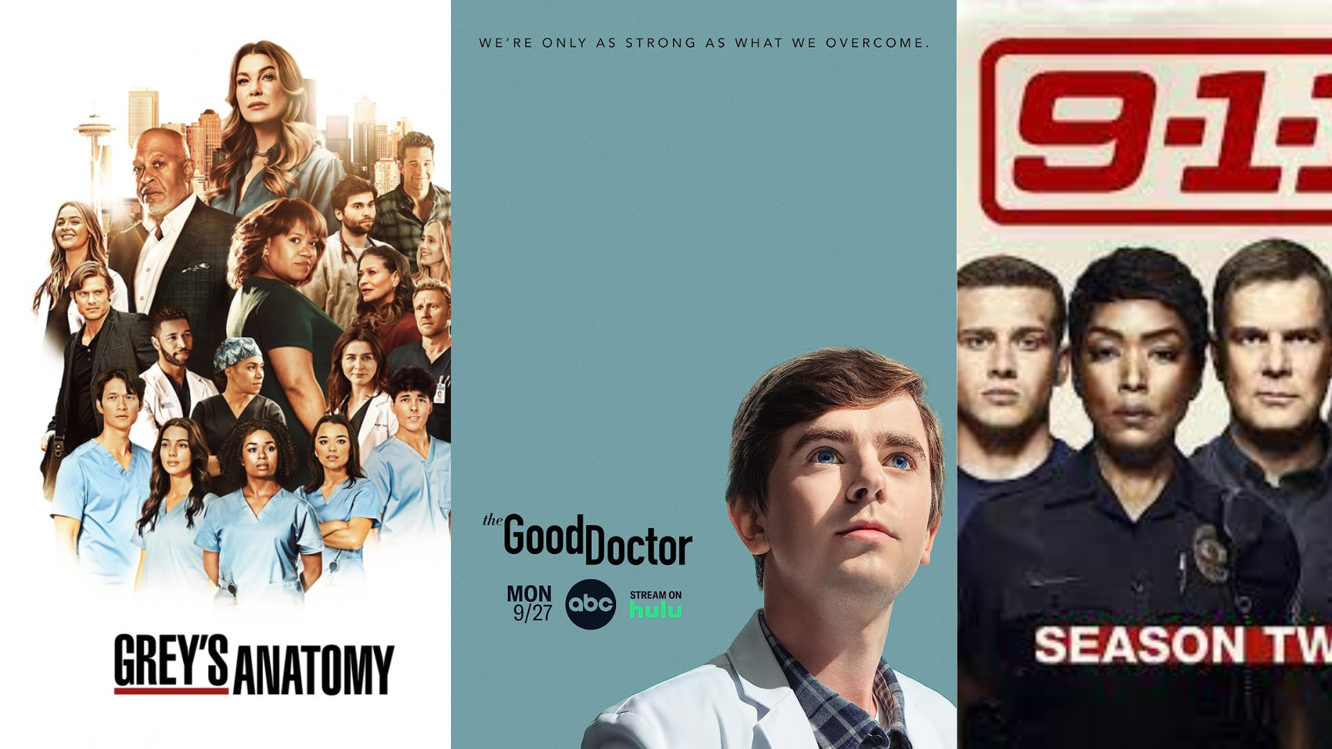 #Série: ‘Grey’s Anatomy’, ‘The Good Doctor’ e ‘911’ tem datas para retorno