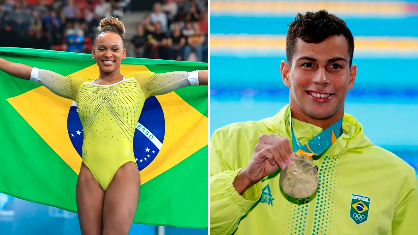 Rebeca Andrade e Guilherme Costa concorrem ao Panam Sports Awards