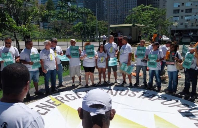 Pescadores realizam manifestação no RJ e cobram transição energética justa