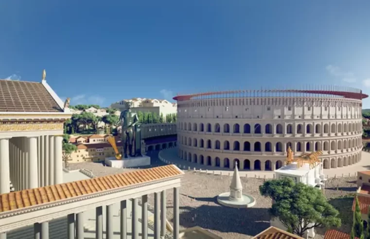 Roma antiga é reconstruída em modelo 3D