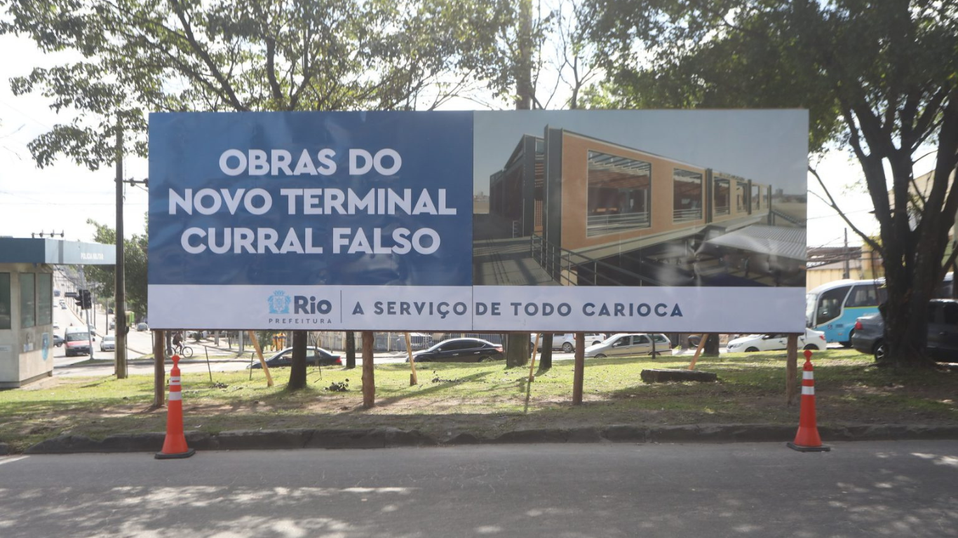 Prefeitura do Rio inicia obra para transformar estação Curral Falso em Terminal