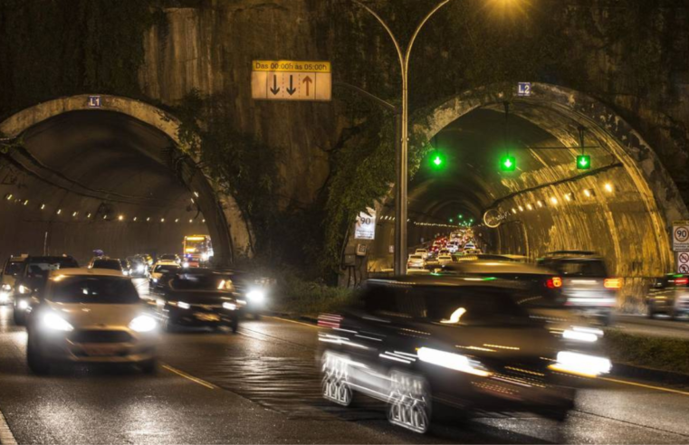 Cet-Rio anuncia fechamento dos túneis acústico e Rebouças nesta terça para obras