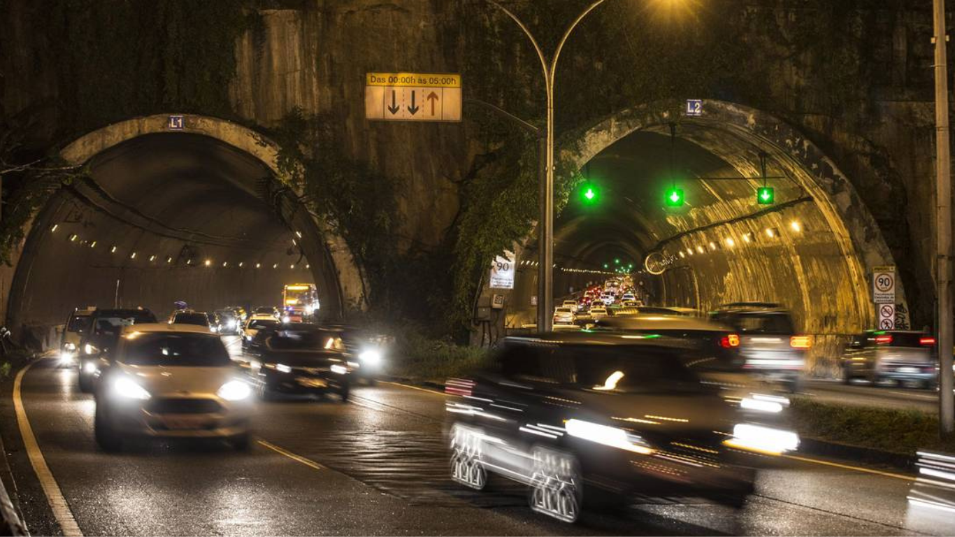 Cet-Rio anuncia fechamento dos túneis acústico e Rebouças nesta terça para obras