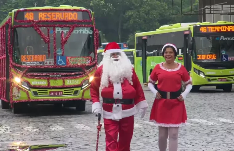 Motoristas de ônibus em Niterói participam de projeto de Natal