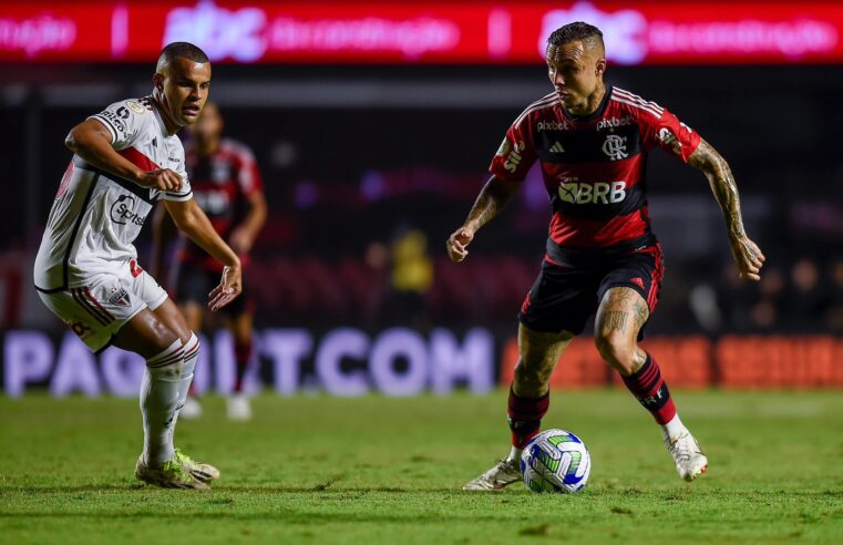 #Brasileirão: Flamengo perde para São Paulo por 1 a 0, mas permanece no G4