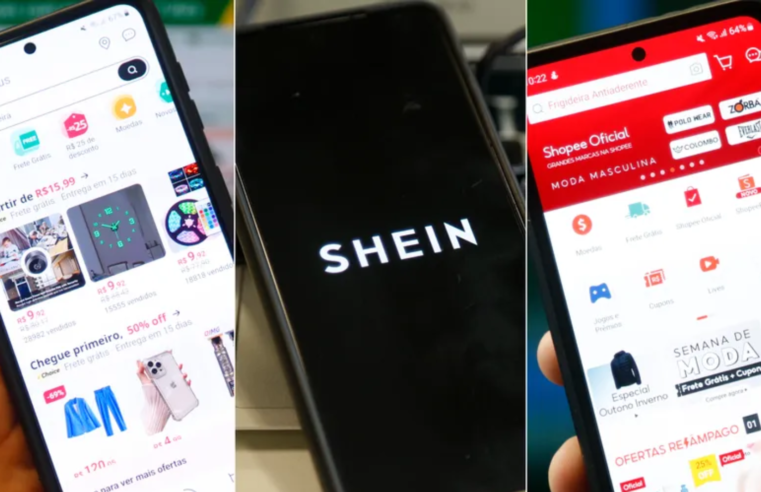 Compras internacionais em sites como Shoppe e Shein caem 16% no ano por causa de taxas