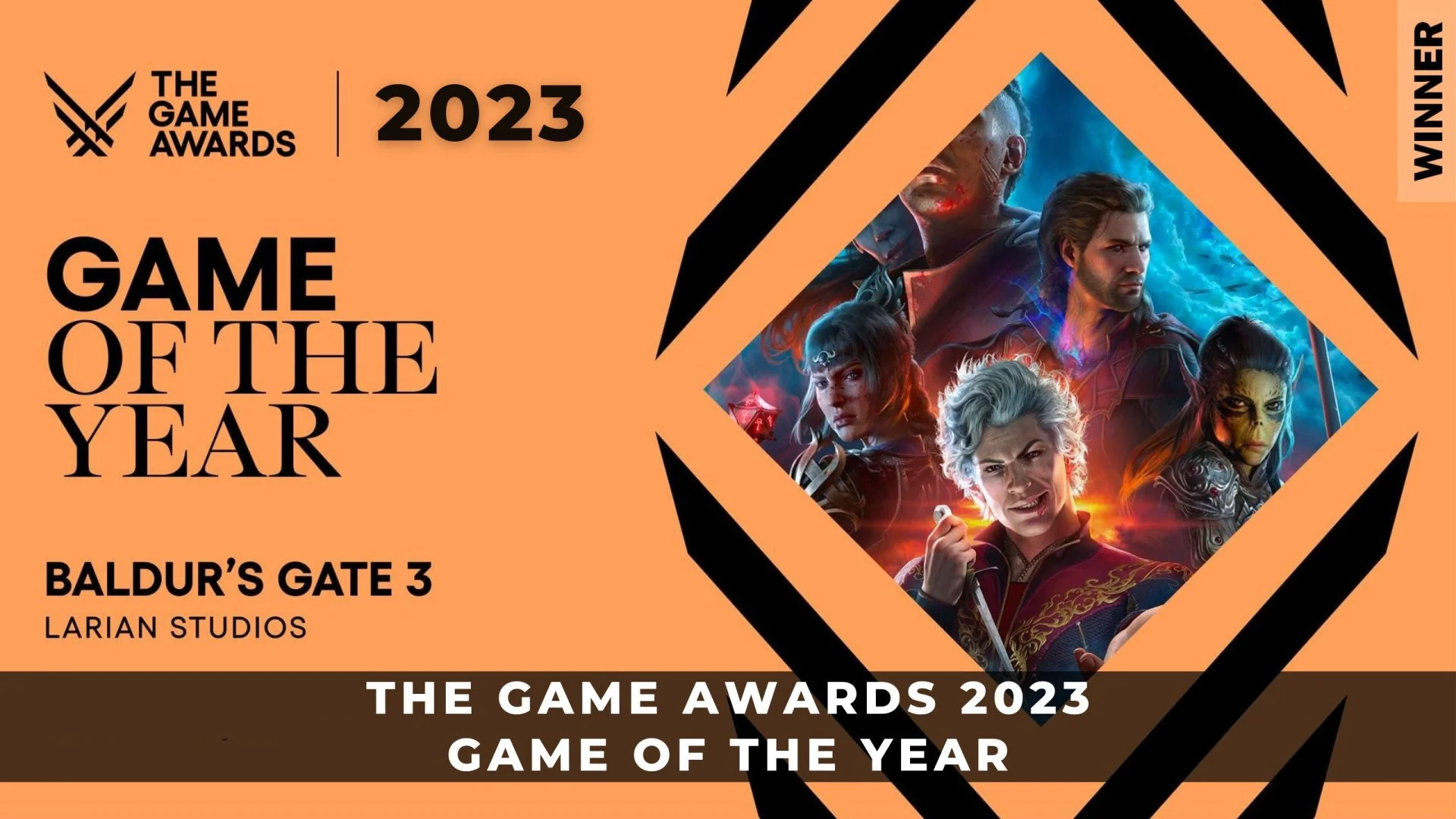 #Games: ‘Baldur’s Gate 3’ é eleito melhor jogo do ano no The Game Awards 2023